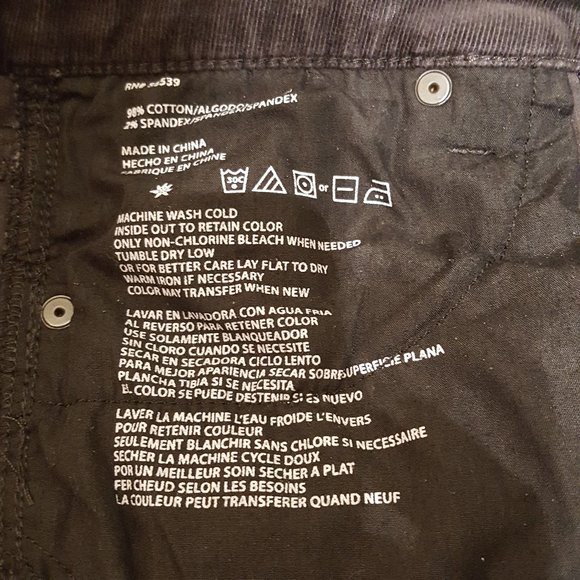 Edyson Corduroy Skinny Size 29S EUC - Picture 10 of 11